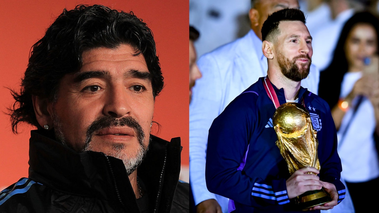 Messi faz agradecimento a Argentina e diz que Maradona “Torceu pela gente no céu”