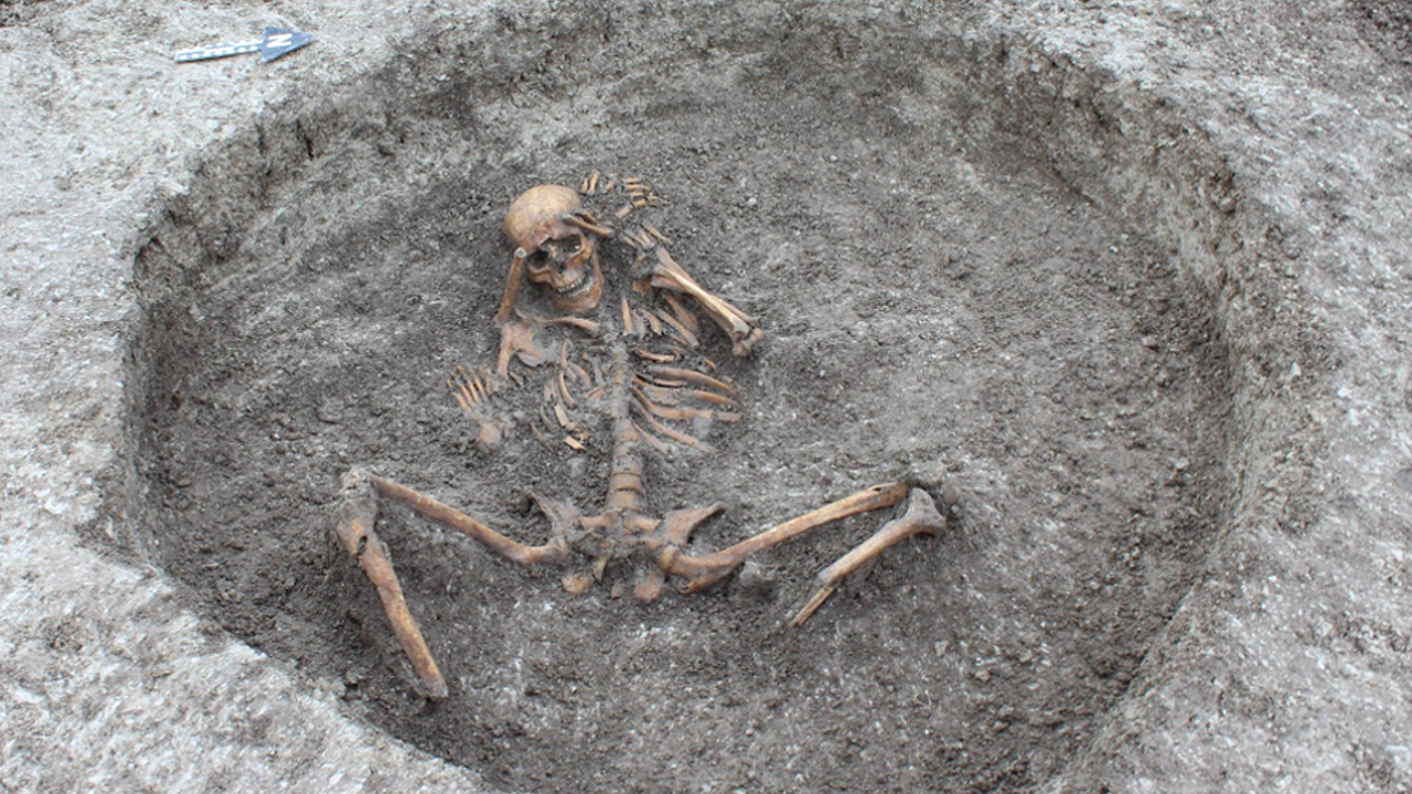 Engenheiros descobrem 26 esqueletos sacrificados durante ritual há 3 mil anos na Inglaterra