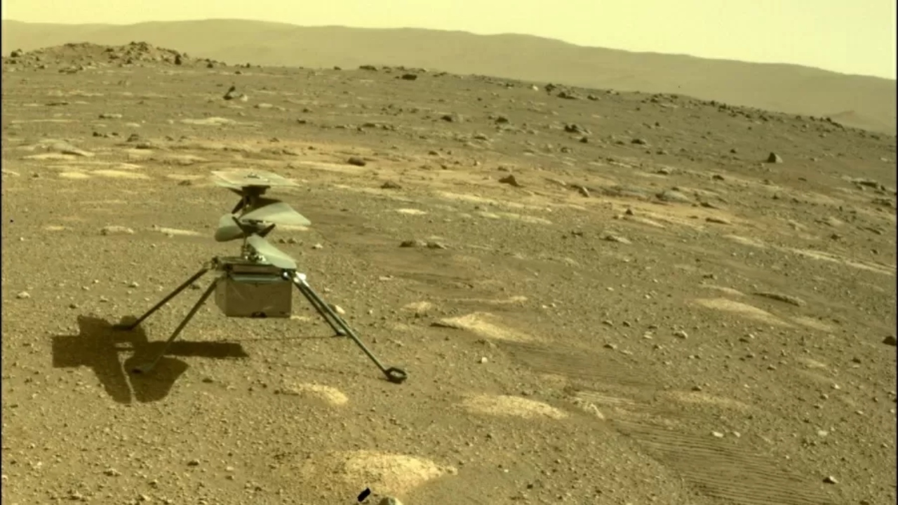 NASA registra o primeiro voo de um helicóptero em Marte