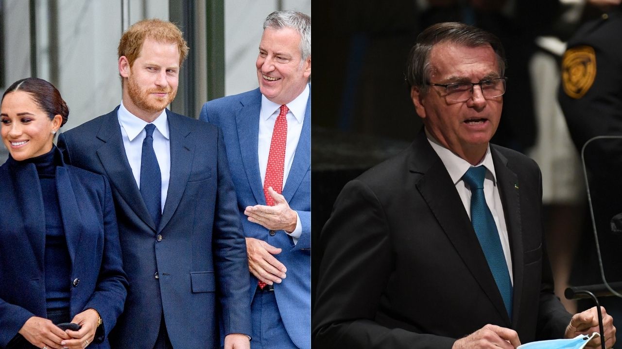 Prefeito de Nova York pede para que população se vacine: ‘Não seja um Jair Bolsonaro; seja um Harry e Meghan’