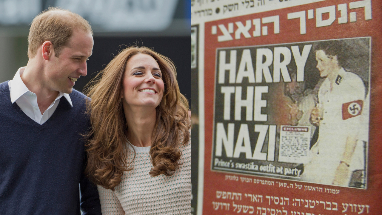 Em novo livro, Harry acusa William e Kate de o incentivarem a usar roupa nazista
