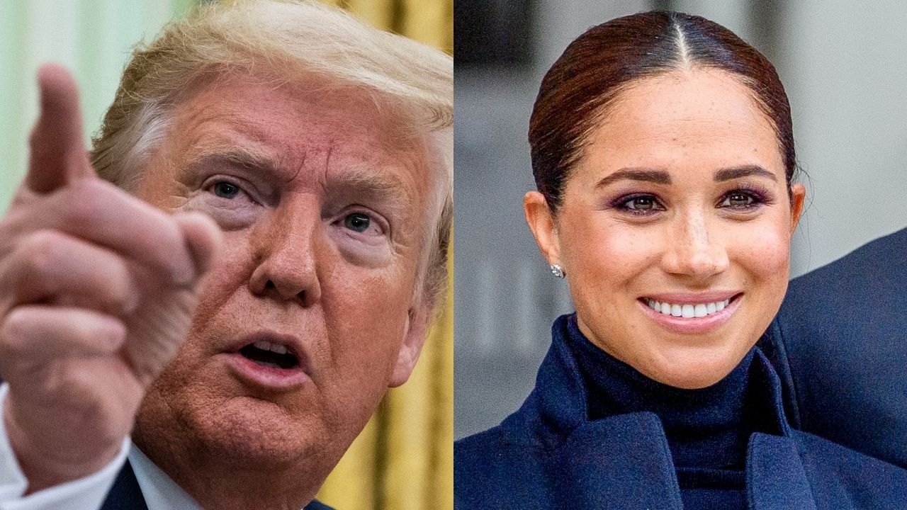 Para Trump, Meghan Markle desrespeitou a rainha: ‘Harry foi usado’