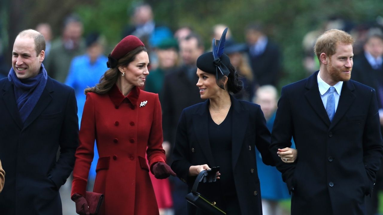 Harry e Meghan Markle estão ‘desesperados’ para reatarem laços com Kate Middleton