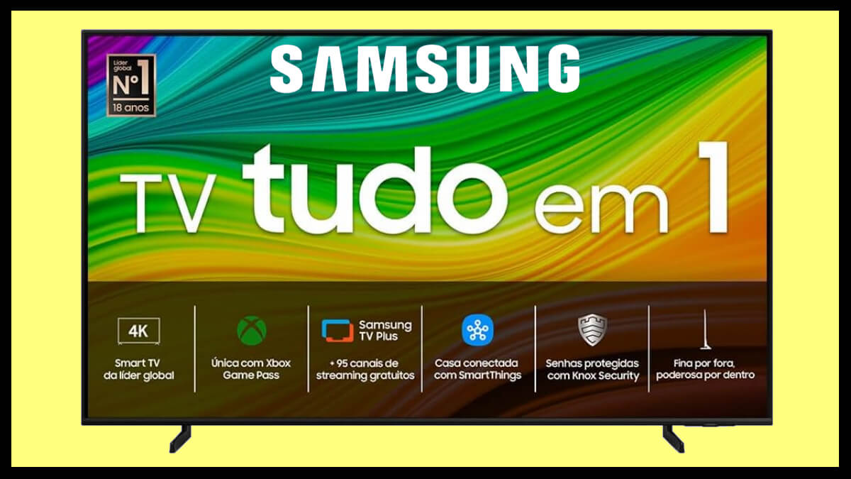 Oferta do dia: economize 25% na Smart TV QLED da Samsung