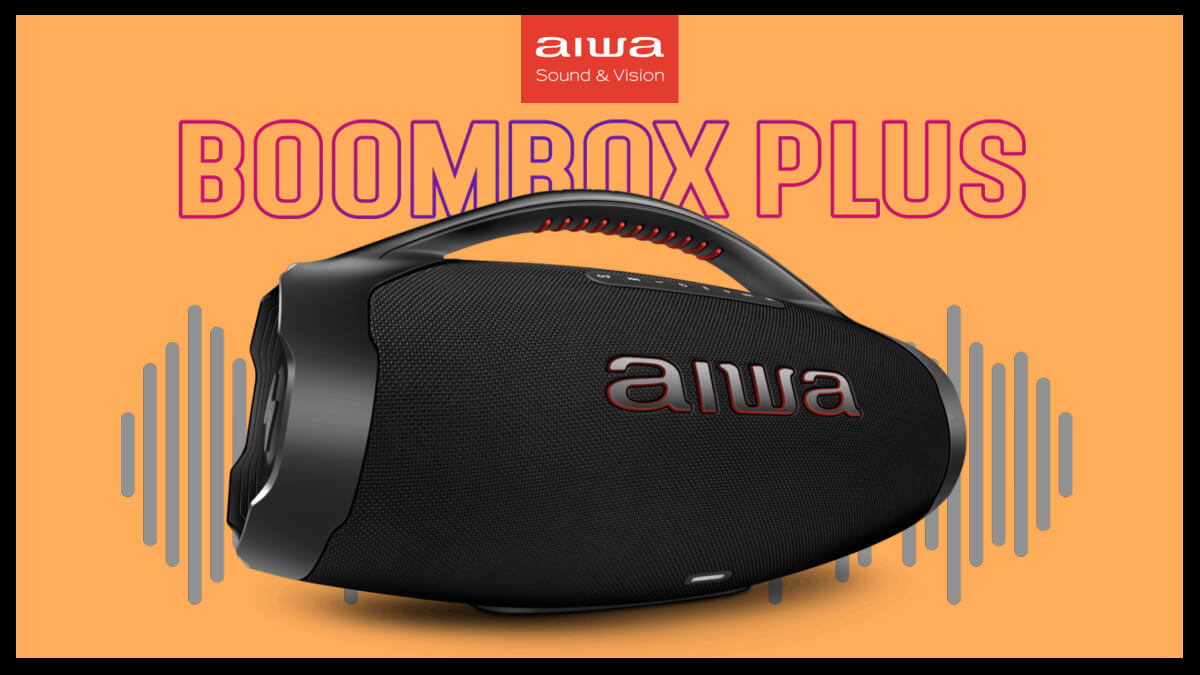Ofertas do dia: super desconto de 61% na caixa de som Boombox da Aiwa