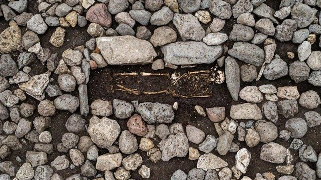 Esqueleto encontrado em túmulo decorado na França intriga arqueólogos