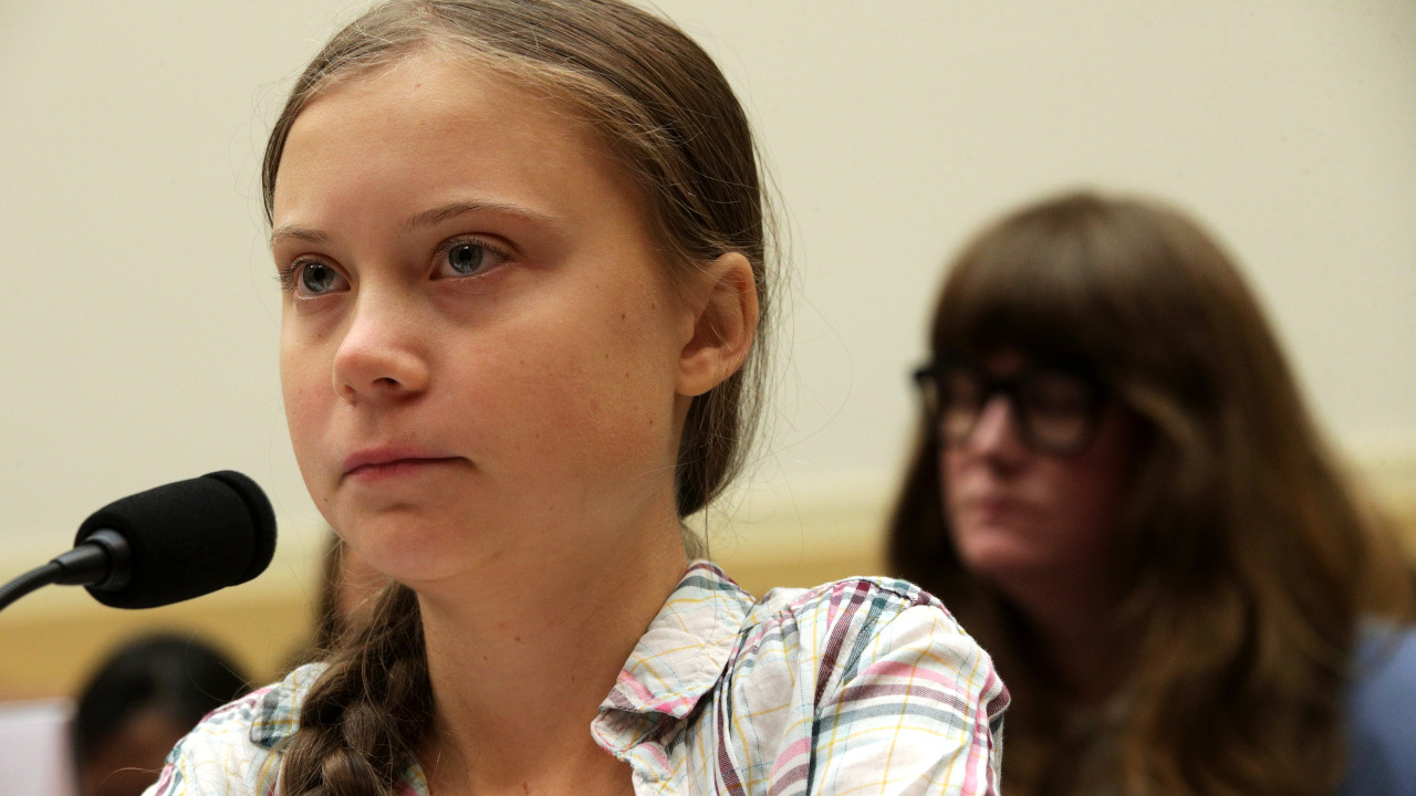 Internautas encontram bizarra semelhança entre Greta Thunberg e uma garota de 1898
