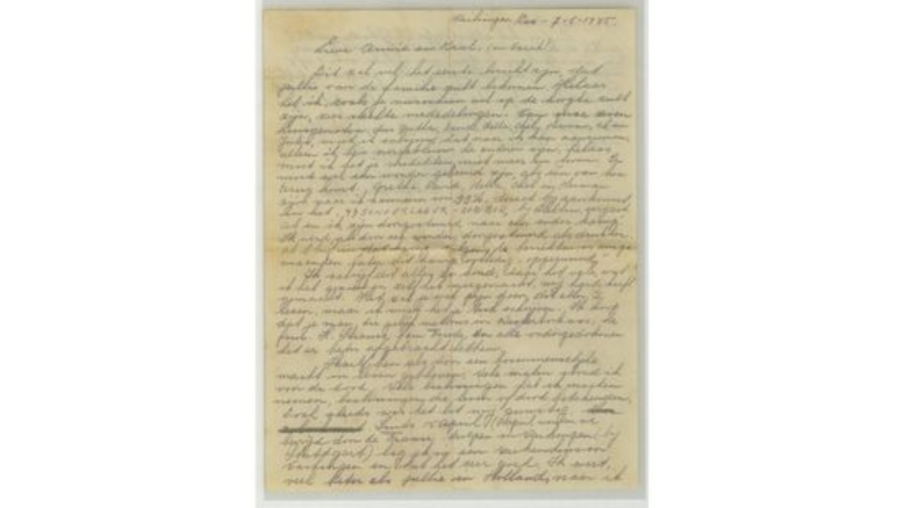 75 anos depois, carta de sobrevivente do Holocausto chega a destinatário