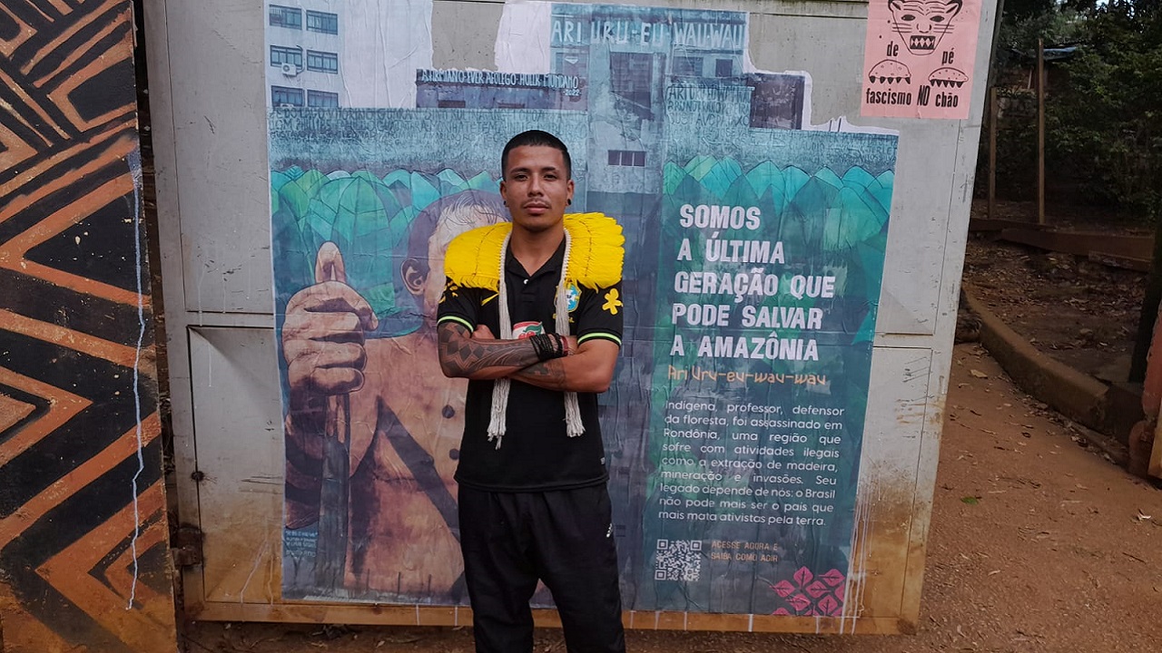 Aniversário de SP: Artivista chama atenção para genocídio indígena na cidade