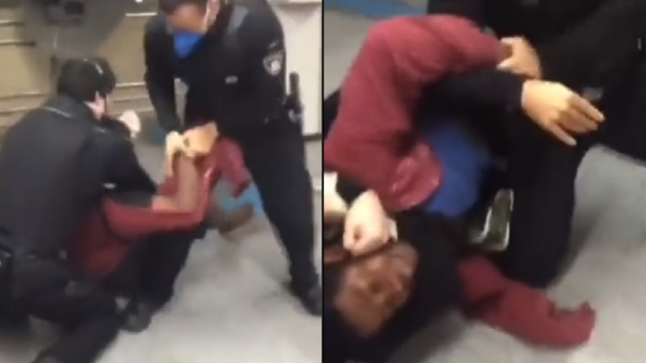 Funcionário do metrô de SP dá mata-leão em passageiro negro