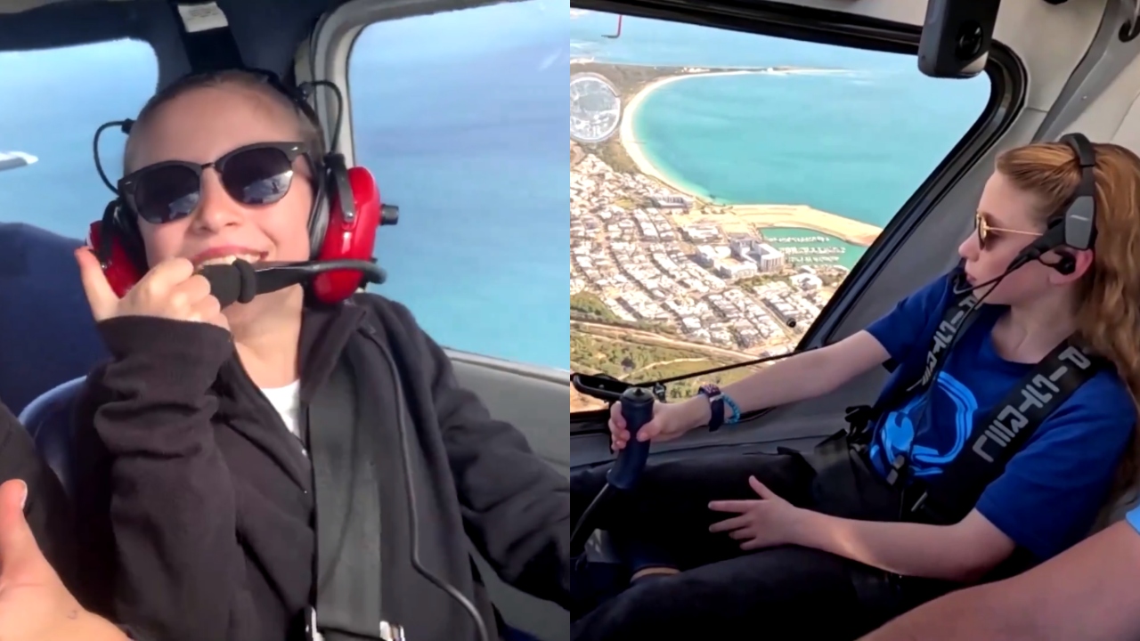 Garota de 10 anos faz história ao pilotar avião totalmente elétrico
