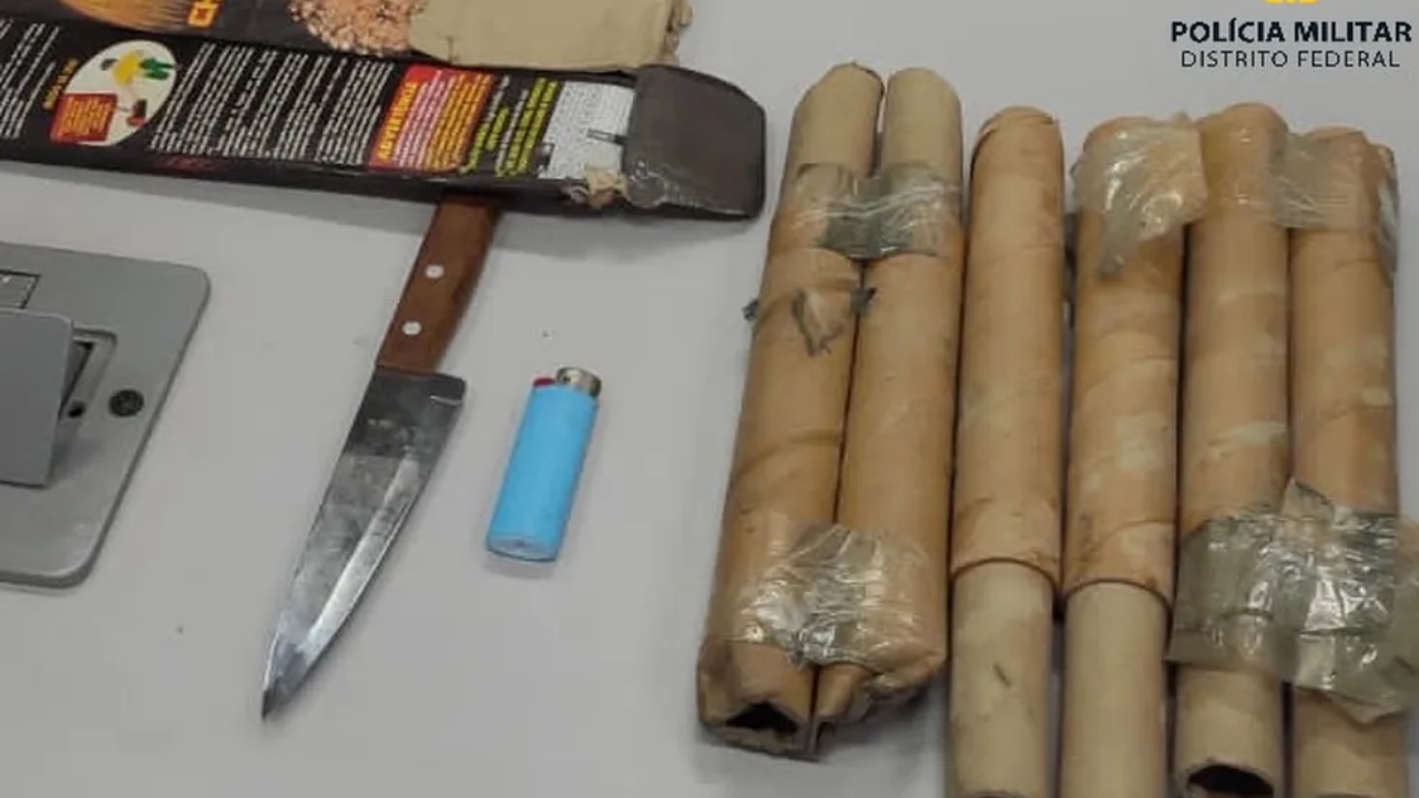 Posse de Lula tem homem preso com faca e fogos de artifício