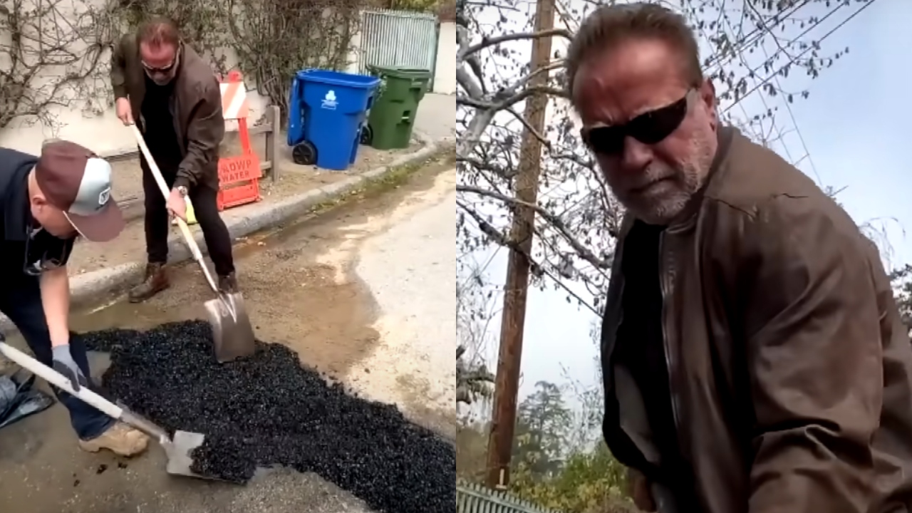 A reviravolta na história do buraco tapado em Los Angeles por Schwarzenegger