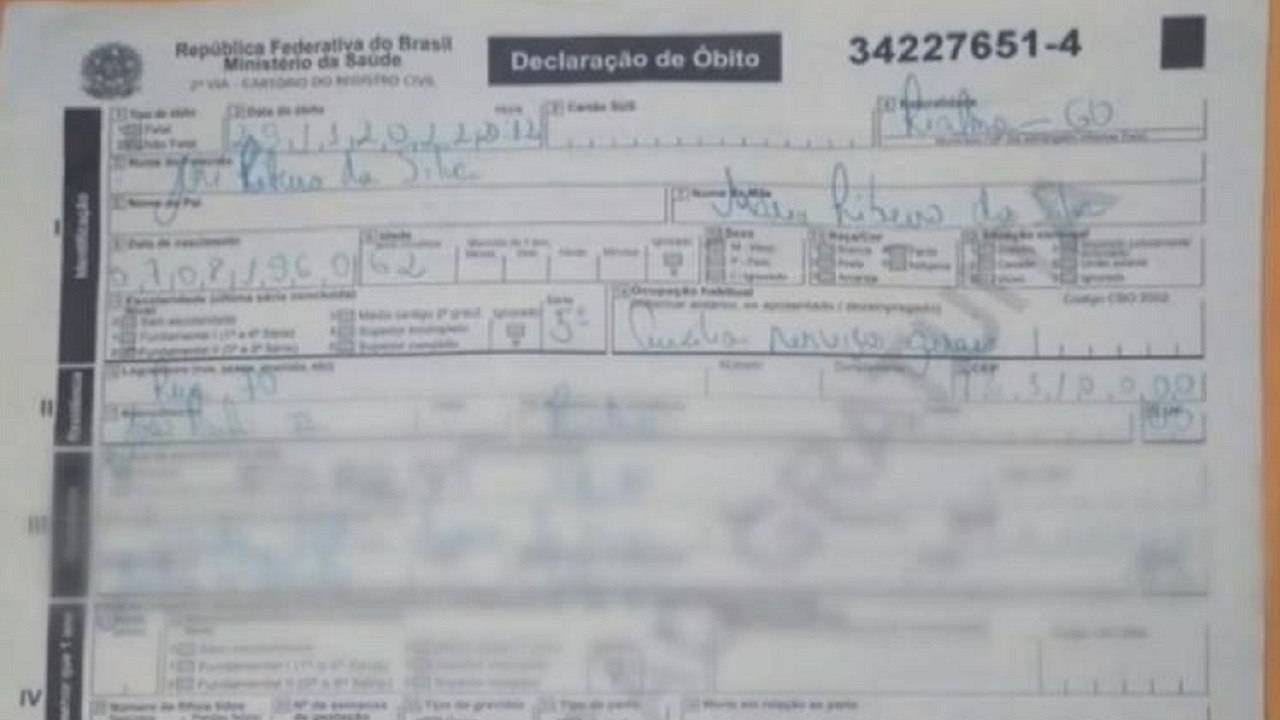 Dado como morto, homem passa 5 horas dentro de saco funerário
