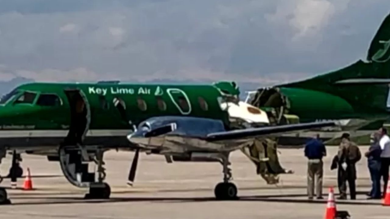 EUA: Aviões colidem no ar e piloto faz pouso sem perceber que aeronave estava quase partida ao meio