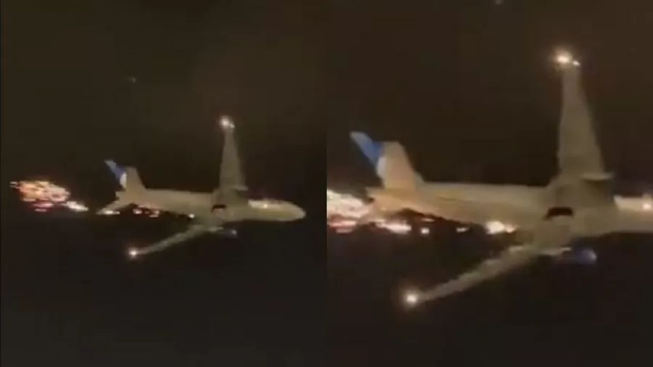 Avião que iria ao Brasil faz pouso de emergência após faíscas e queda de pedaços
