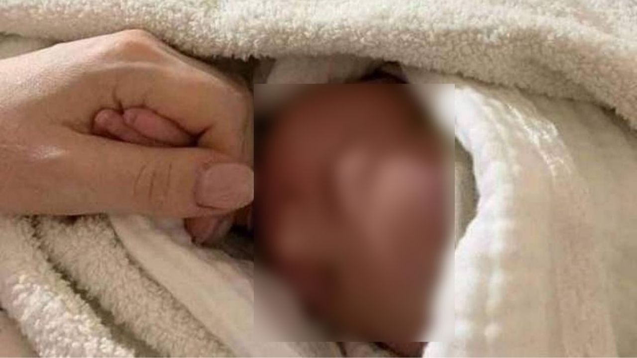 O bebê que nasceu em um metrô usado como abrigo, na Ucrânia