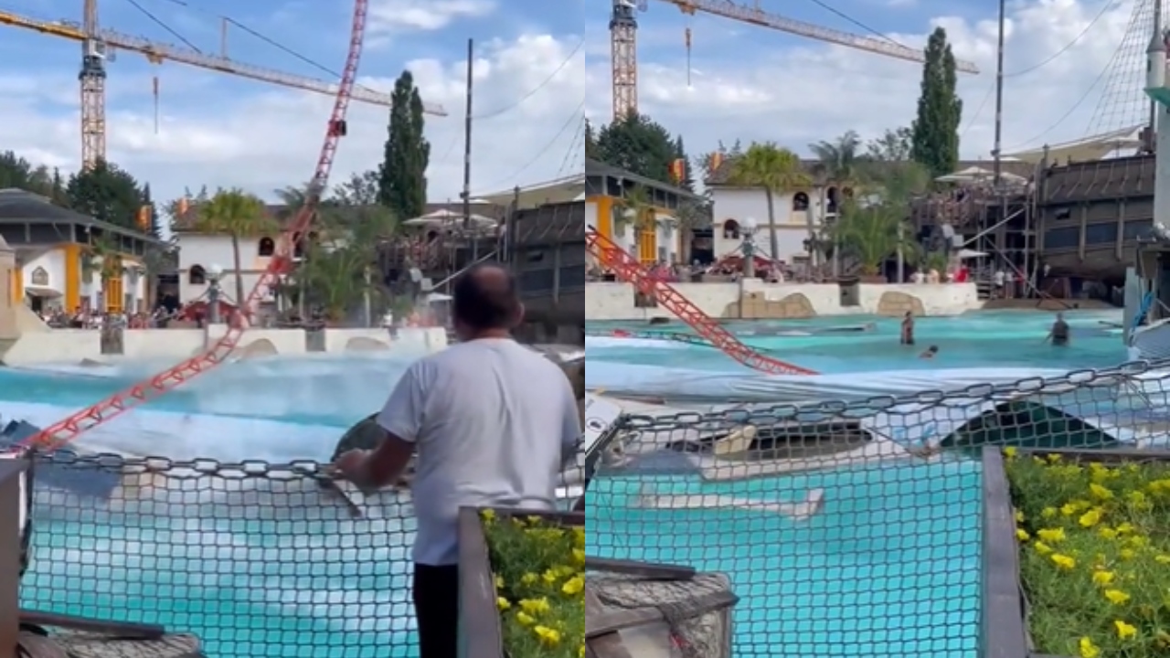 Queda de estrutura em parque alemão deixa sete feridos
