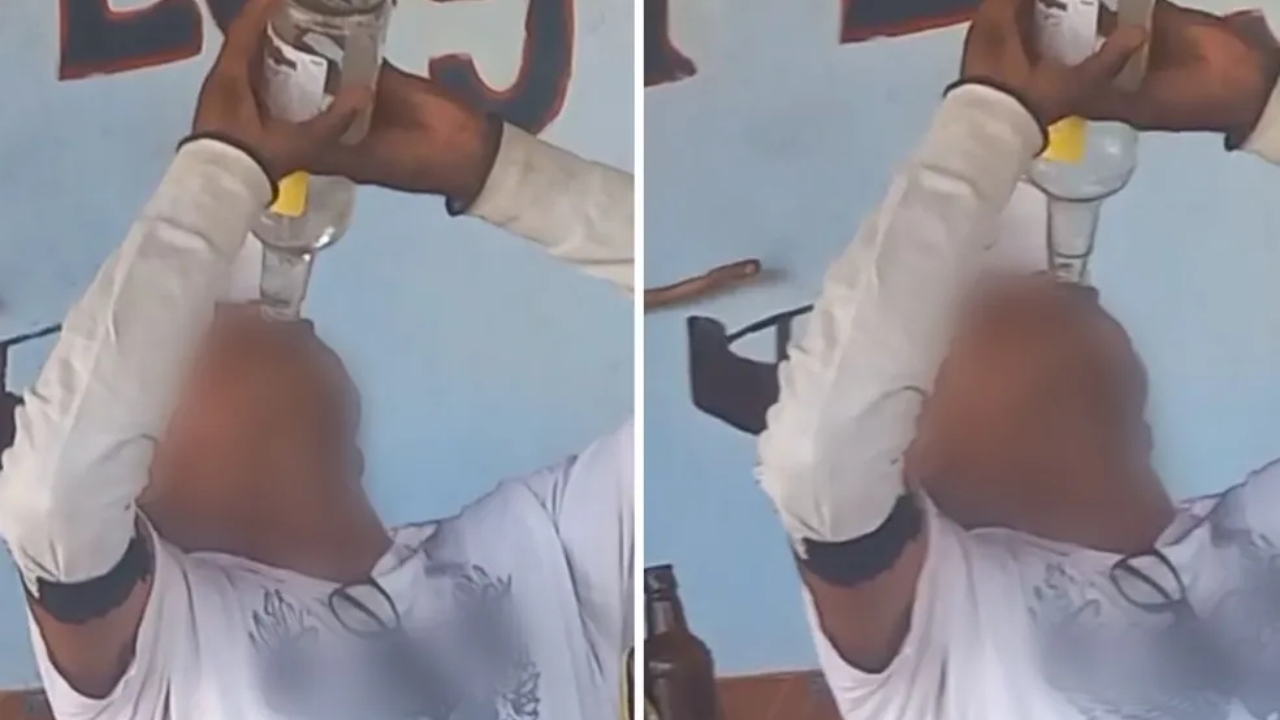 Homem morre após beber garrafa de cachaça para vencer aposta
