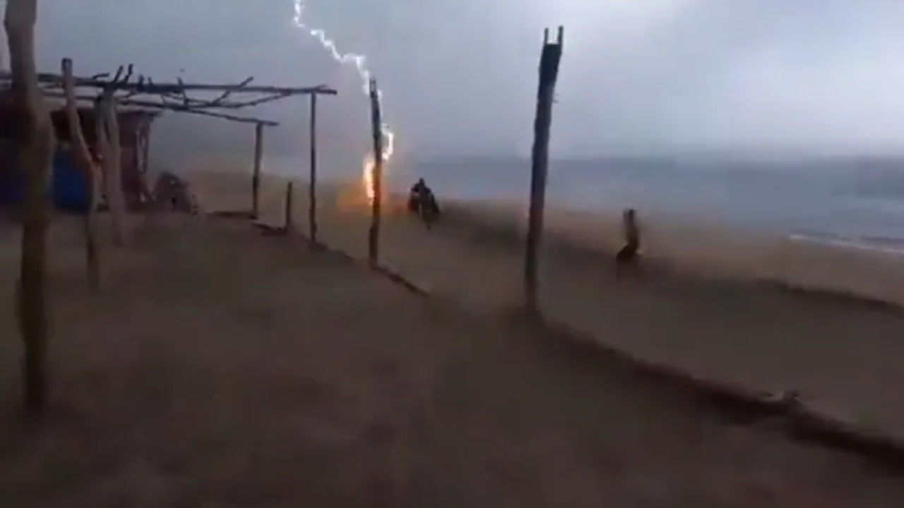 Duas pessoas morrem após serem atingidas por raio
