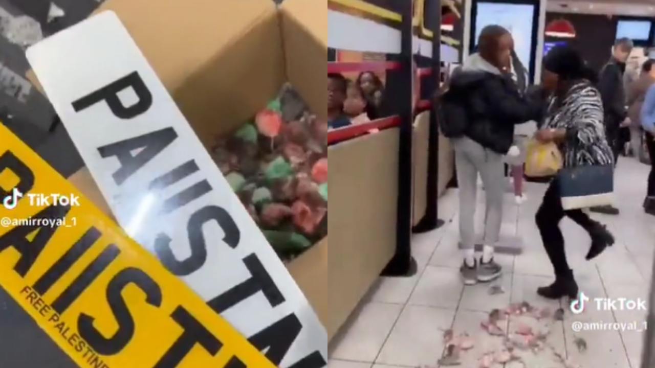 McDonald’s da Inglaterra é alvo de protestos com ratos após ofensiva israelense na Palestina