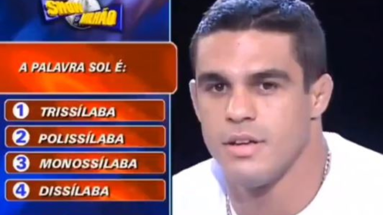 Vitor Belfort viraliza nas redes por gafe no”Show do milhão”