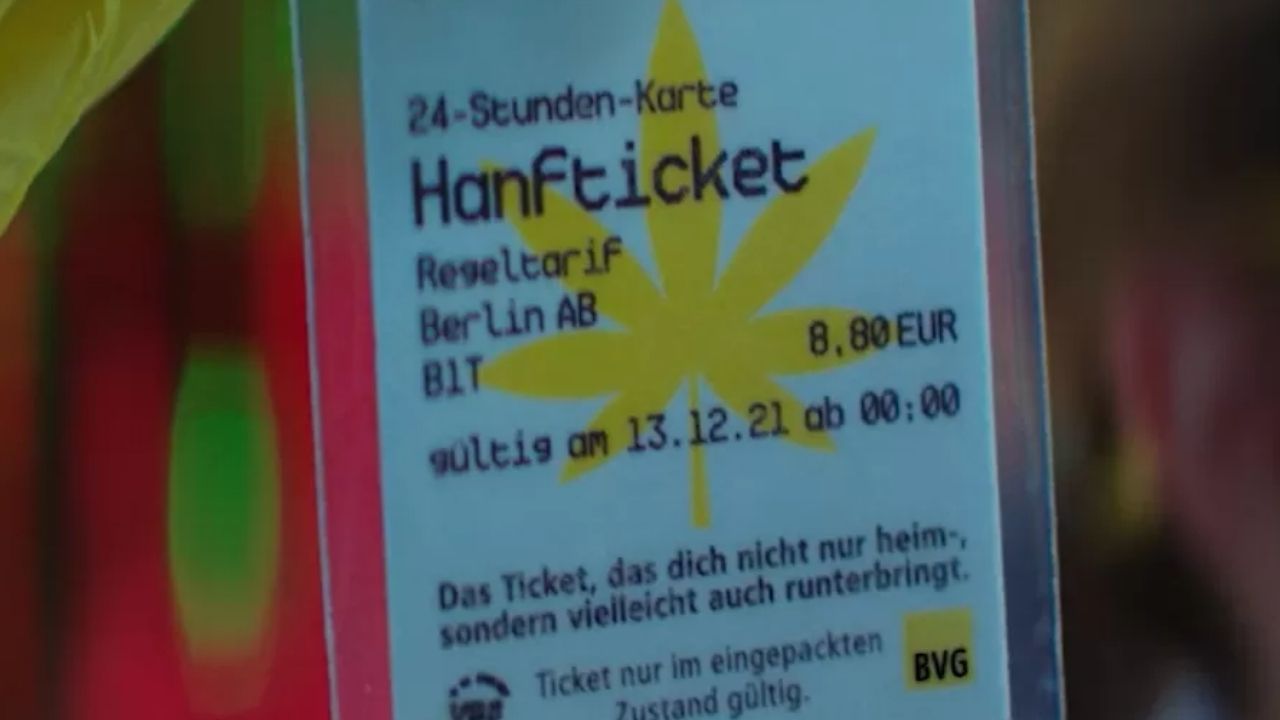 Metrô de Berlim disponibiliza bilhetes comestíveis com cannabis