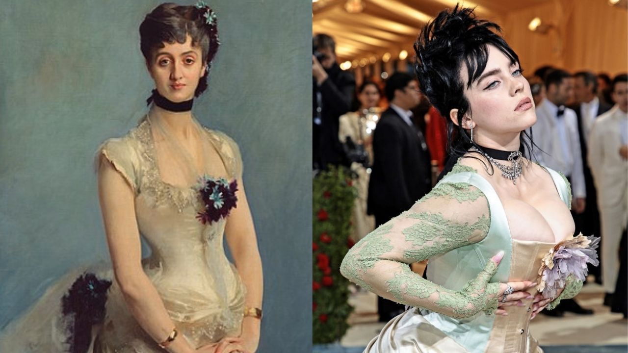 Vestido de Billie Eilish no Met Gala foi inspirado em pintura de 1885