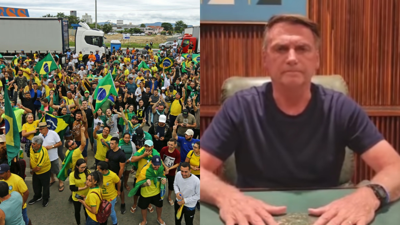 Bolsonaro pede fim dos bloqueios de rodovias: ‘Temos que ter a cabeça no lugar’