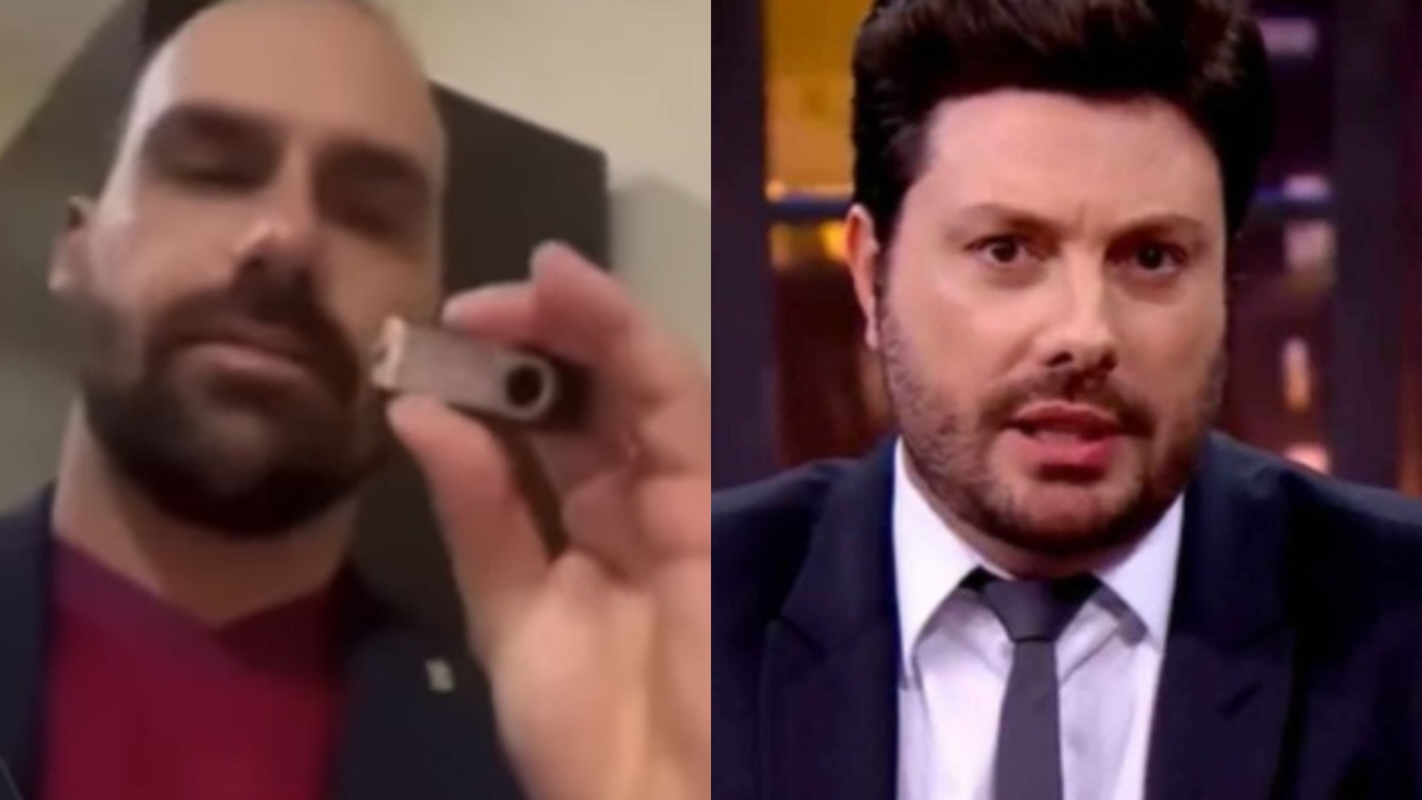 Danilo Gentili debocha de argumento de Eduardo Bolsonaro para viagem ao Catar