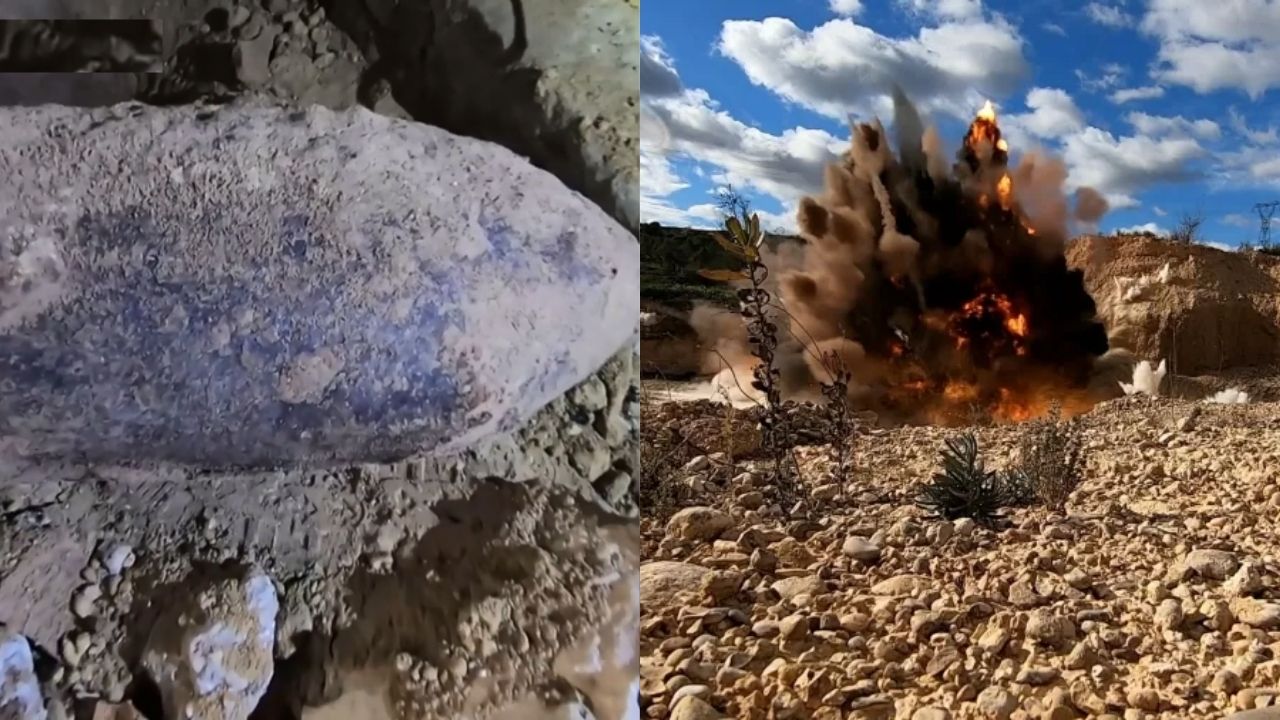 Bomba da Guerra Civil espanhola é encontrada 80 anos depois