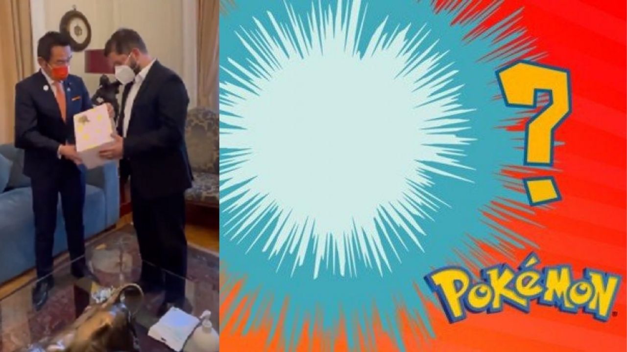 Ministro japonês viraliza ao presentear futuro presidente chileno com Pokémon