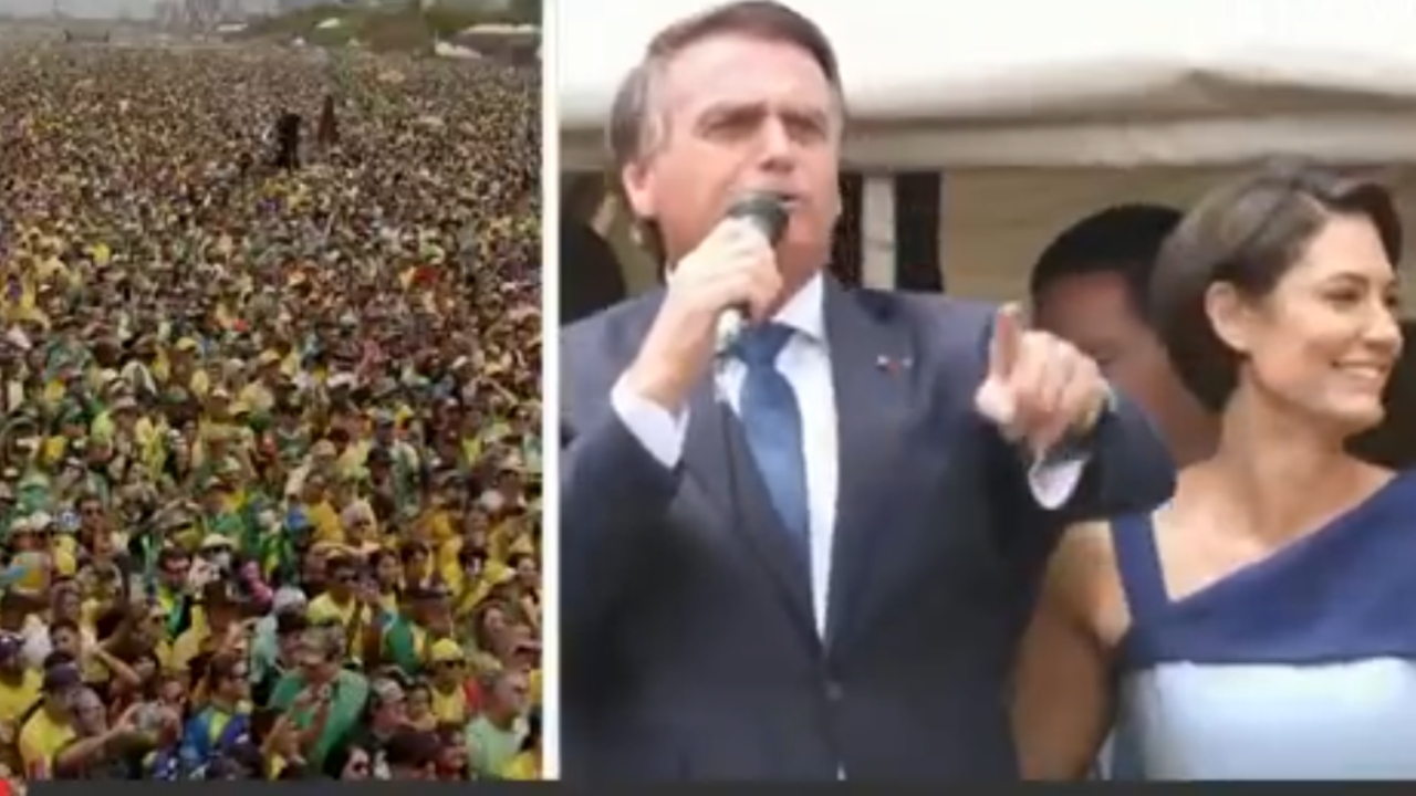 No Bicentenário da Independência do Brasil, Bolsonaro puxa coro de ‘imbrochável’