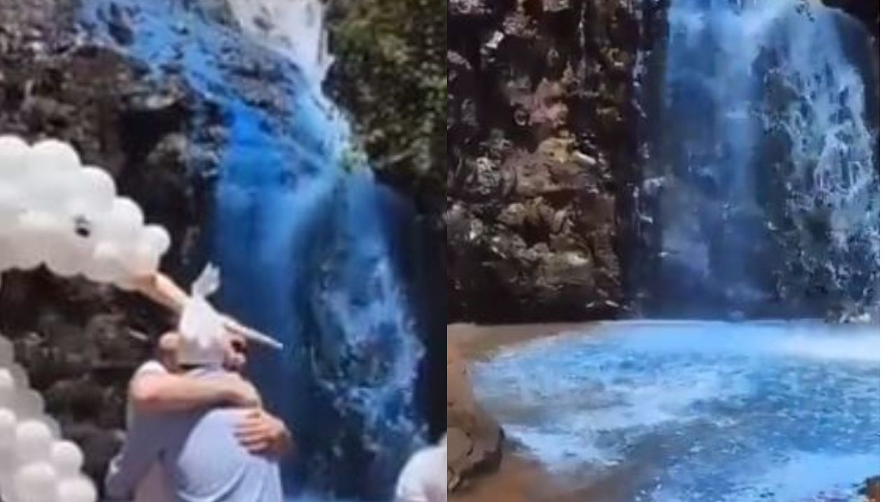 Cachoeira azul: Multado em R$ 10 mil, responsável reclama de “ecochatos”
