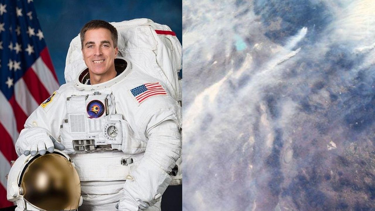 Astronauta da NASA avista incêndios florestais na Califórnia