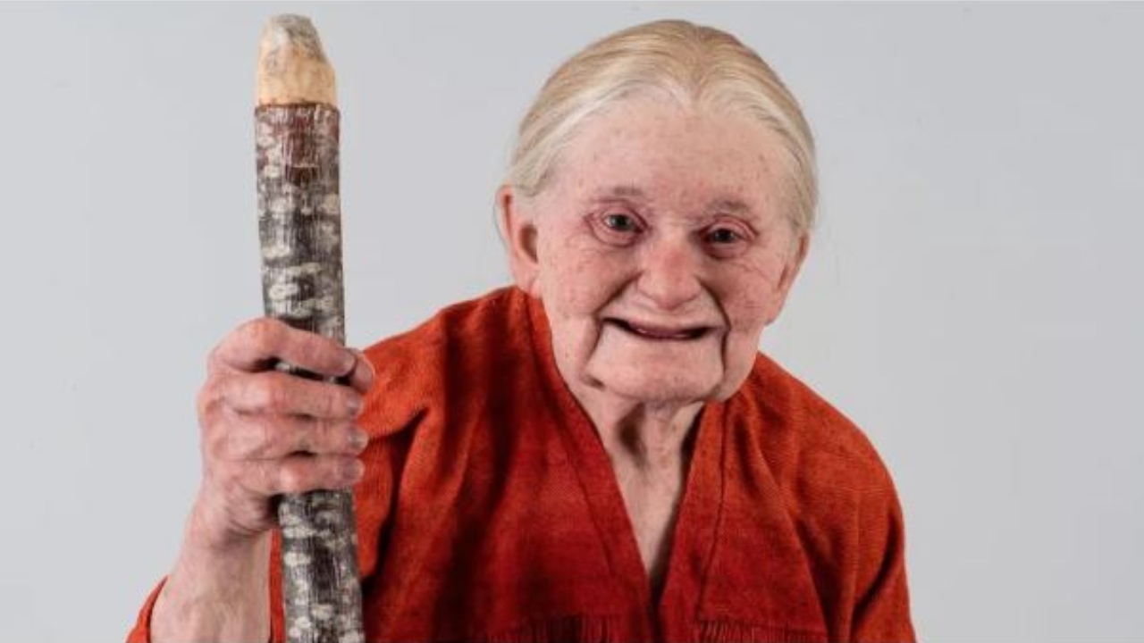 Museu expõe modelo realista de mulher que viveu há 800 anos