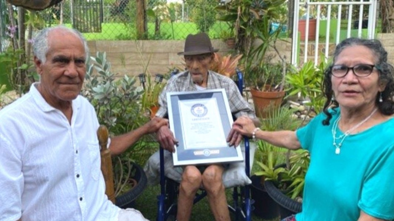 Aos 112 anos, porto-riquenho é declarado pelo Guinness como o homem mais velho do mundo
