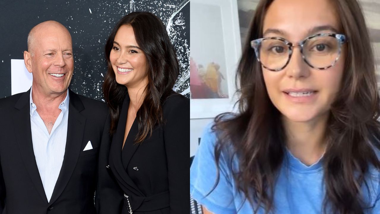 Esposa de Bruce Willis responde críticas sobre “ganhar fama” com doença do ator