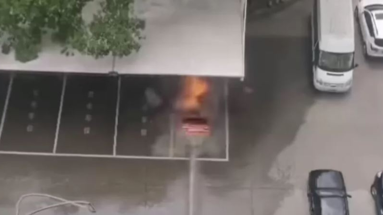 Carro elétrico explode ao carregar bateria, na China