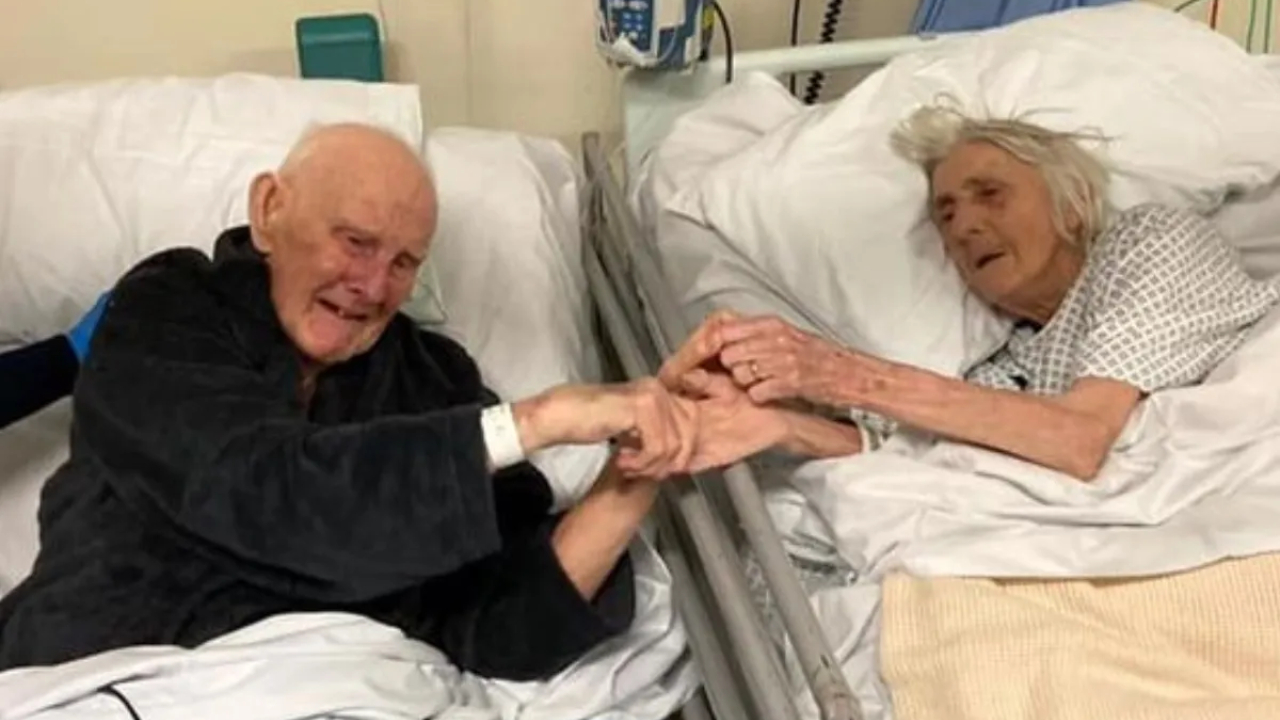 Casal de idosos se encontra pela última vez em hospital na Inglaterra