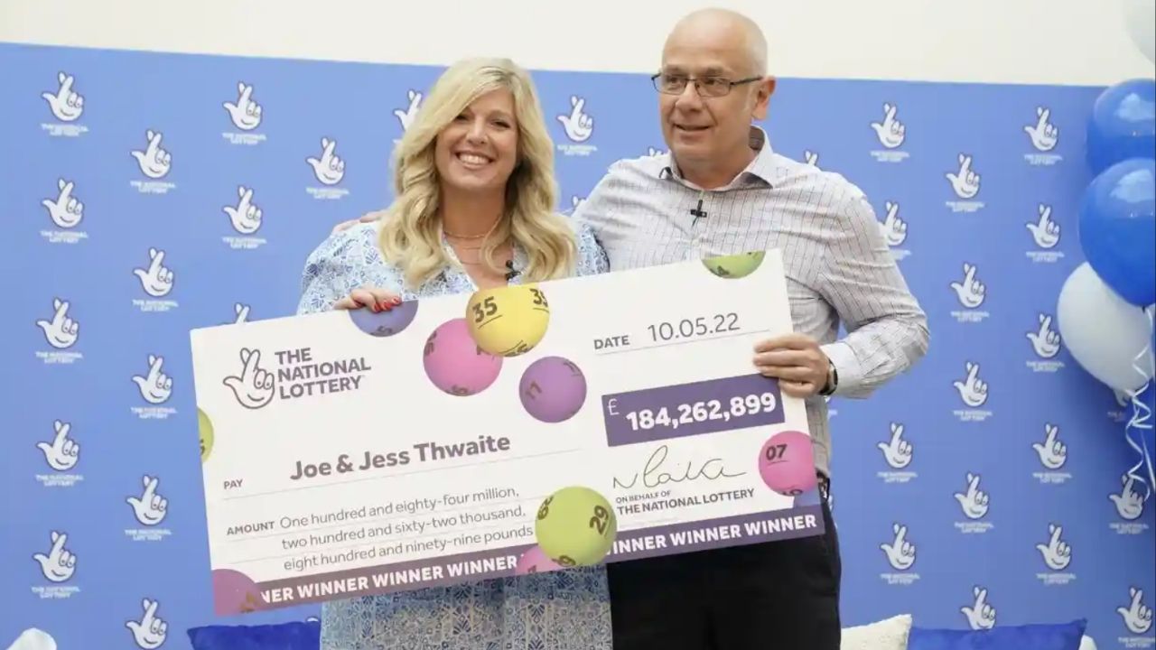 Sorte recorde: Casal britânico ganha 184 milhões na loteria