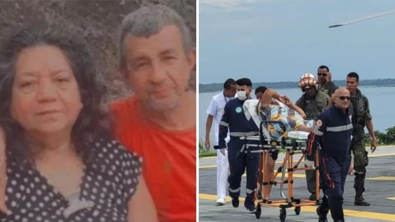 À deriva por uma semana, pescadora é encontrada em barco com cadáver de marido