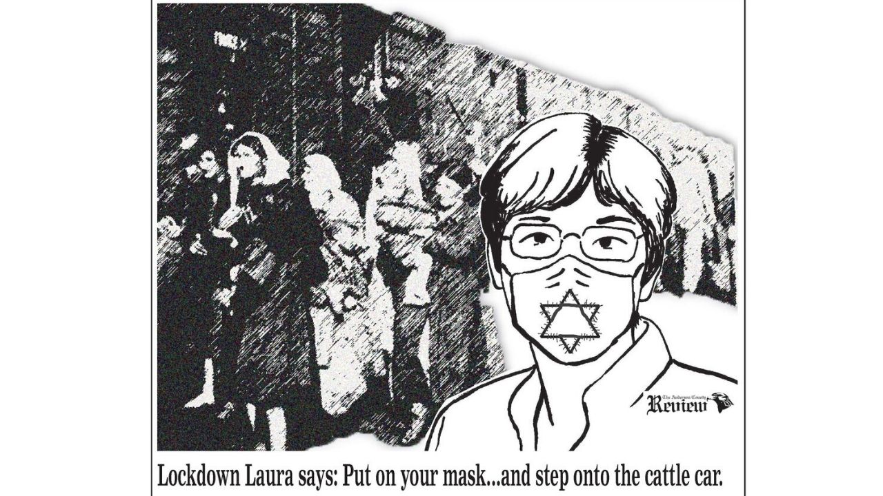 Jornal do Kansas iguala mandato de máscara com holocausto