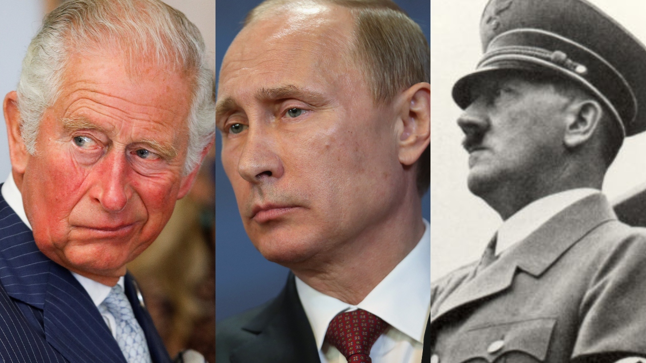 Príncipe Charles já irritou Putin ao compará-lo com Hitler: ‘Inaceitável’