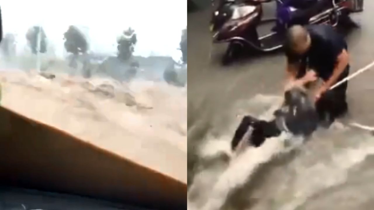 China enfrenta maior chuva em décadas, deixando pelo menos 16 vítimas fatais