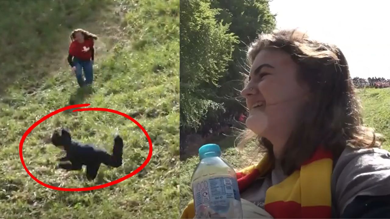Corrida do queijo: Evento tradicional da Inglaterra termina com vencedora desmaiada