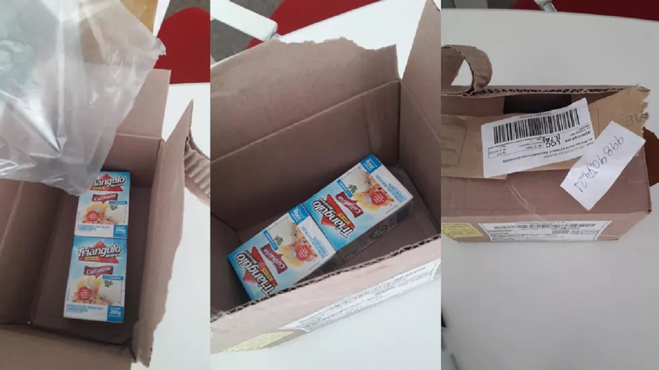 Homem compra celular de R$9 mil e recebe duas caixas de creme de leite
