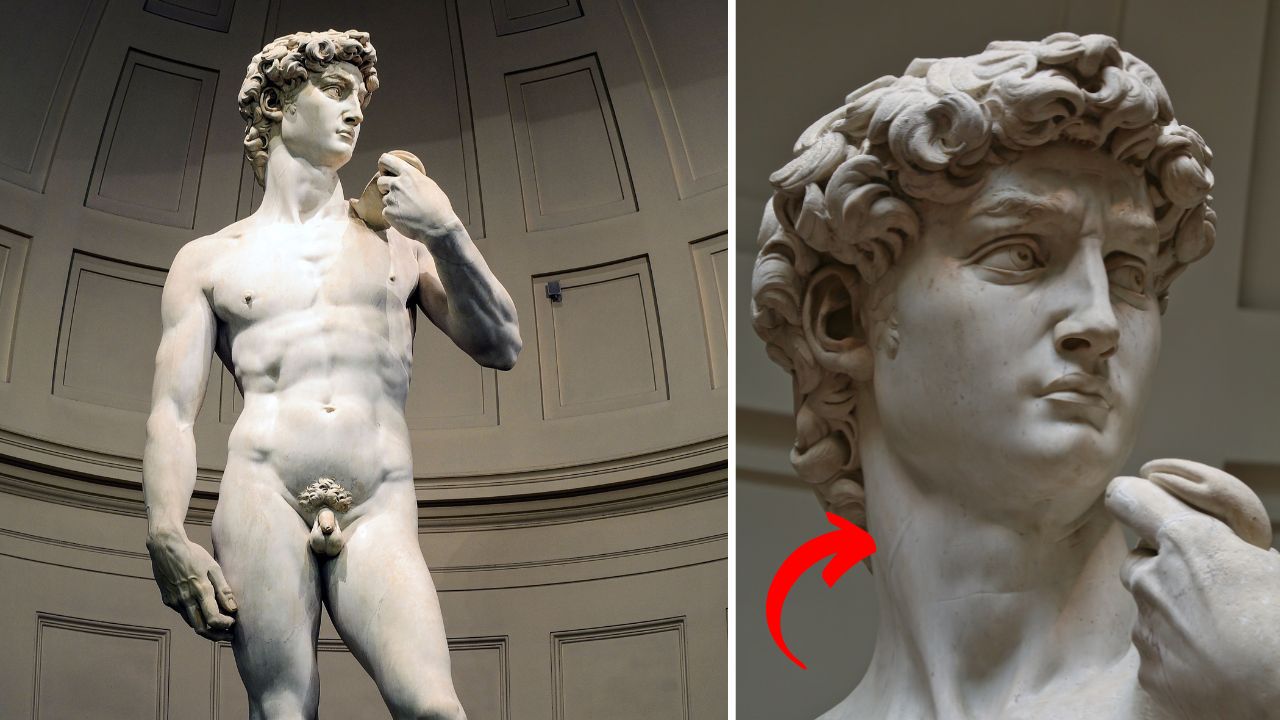 O detalhe que pode passar despercebido em David, escultura de Michelangelo