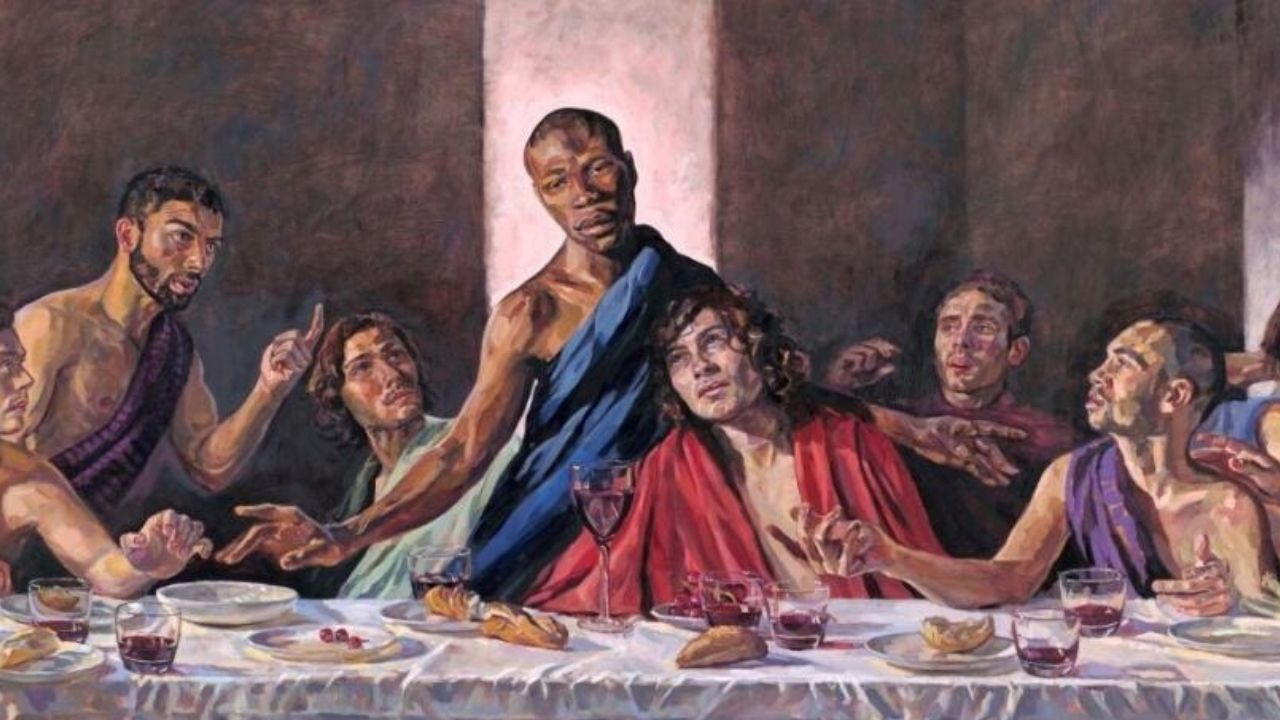Catedral irá exibir uma releitura do famoso quadro A Última Ceia, com Jesus como um homem negro
