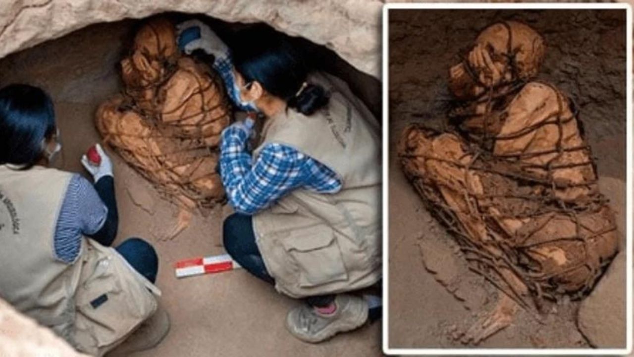 Curiosa múmia que teria entre 800 e 1.200 anos é encontrada no Peru